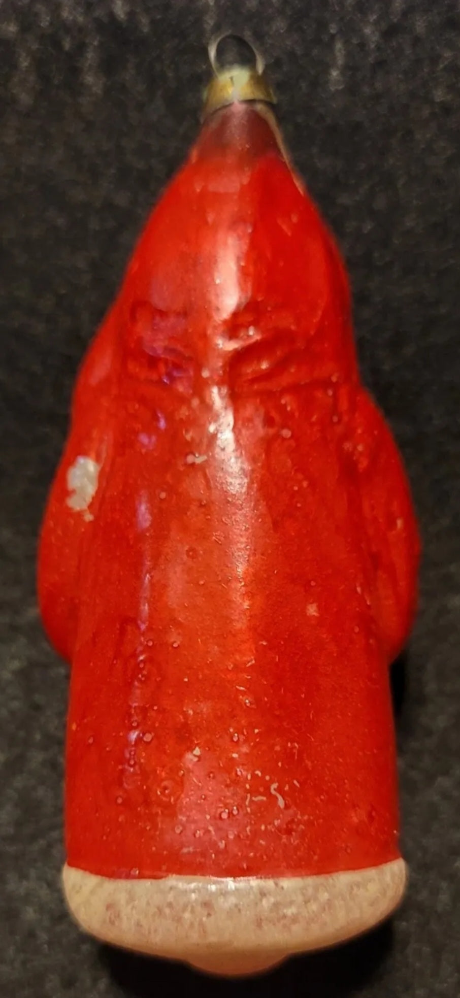 RARE Old Antique German GRUMPY SANTA Christmas Ornament, circa ~1910