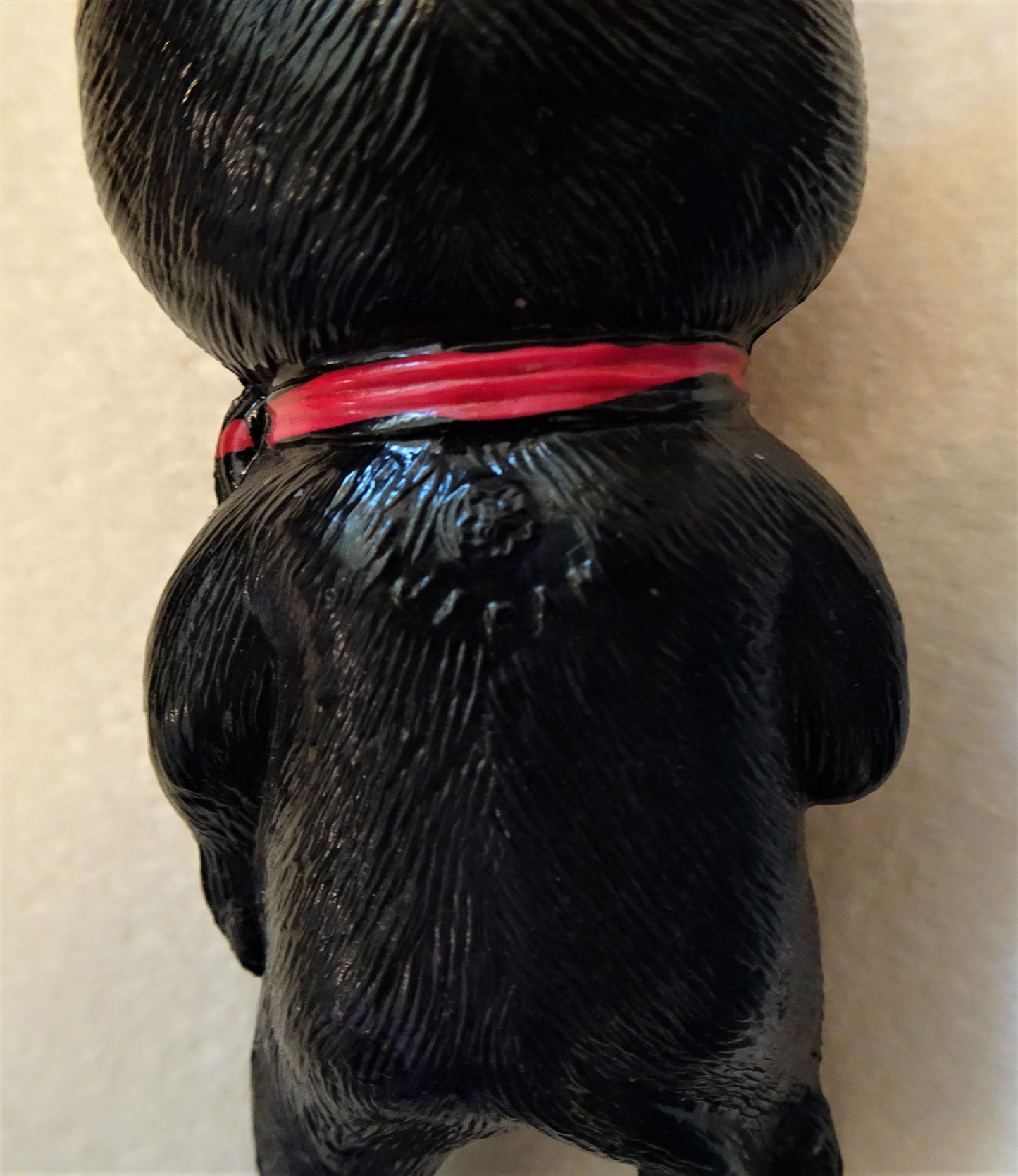 RARE Old Antique Halloween Celluloid Black Cat with Googly Eyes