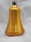 Excellent Vintage Antique Polish Gold Bell Christmas Ornament ~1950s